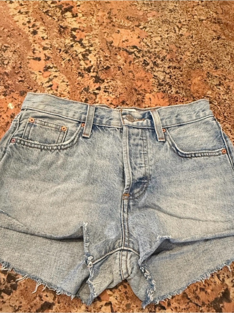 Aritzia Denim Forum Yoko shorts